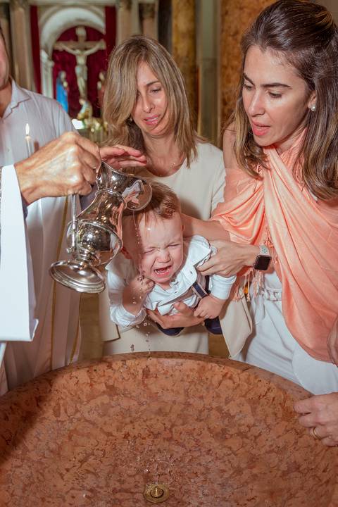 Batizado do Matheus na Igreja do Calvário - Paróquia São Paulo da Cruz - Tarik Dhiego Fotografia'