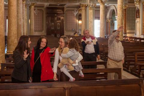 Batizado do Matheus na Igreja do Calvário - Paróquia São Paulo da Cruz - Tarik Dhiego Fotografia'