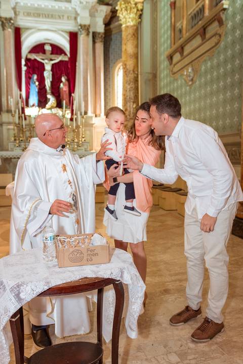 Batizado do Matheus na Igreja do Calvário - Paróquia São Paulo da Cruz - Tarik Dhiego Fotografia'