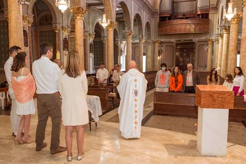 Batizado do Matheus na Igreja do Calvário - Paróquia São Paulo da Cruz - Tarik Dhiego Fotografia'