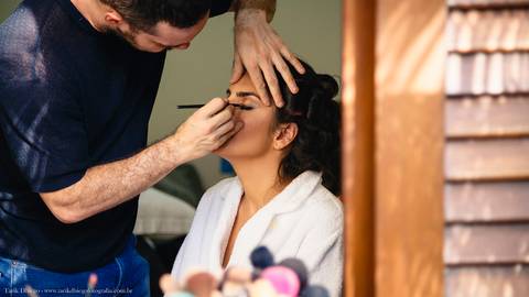 making of da noiva na praia'