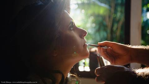 making of da noiva na praia'