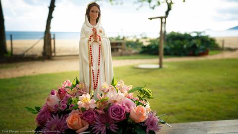 Detalhes da decoração do casamento na Praia'