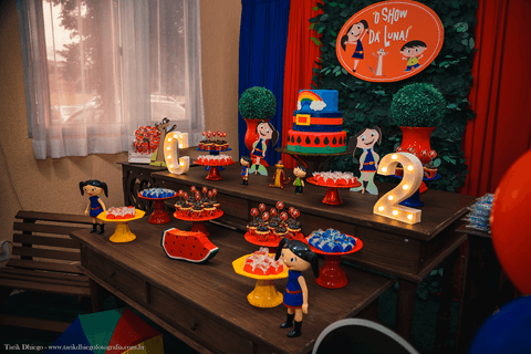 mesa do bolo decoração doces painel festa infantil aniversario catharina 2 anos show da luna sao paulo sp guilhermina tarik dhiego fotografia'