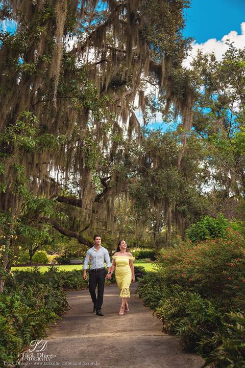 Ensaio Pré-Wedding que fizemos no Harry P Leu Gardens, um Jardim localizado em Orlando - Flórida - Estados Unidos da América'