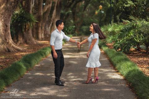 Ensaio Pré-Wedding que fizemos no Harry P Leu Gardens, um Jardim localizado em Orlando - Flórida - Estados Unidos da América'