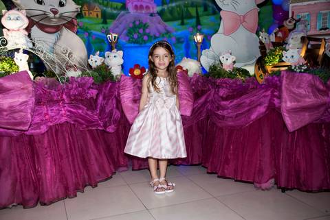 princesa linda espera pelos convidados'