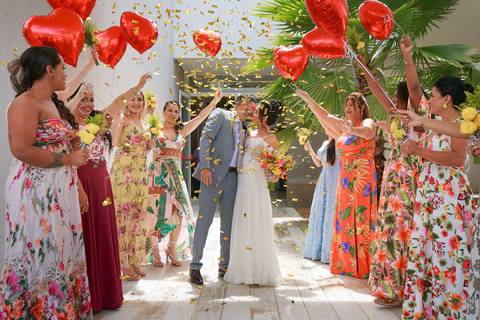 fotos com madrinhas '