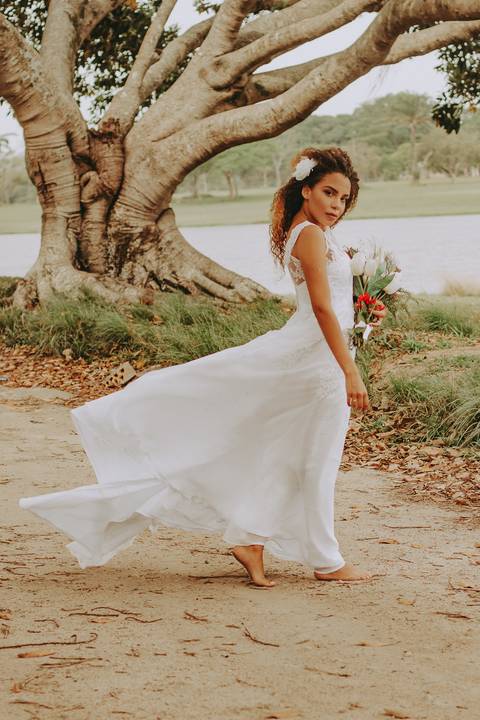 retrato feminino - Noiva'