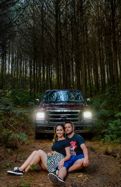 Ensaio Pré Wedding em campos de trigo na cidade de Campo Largo - PR'