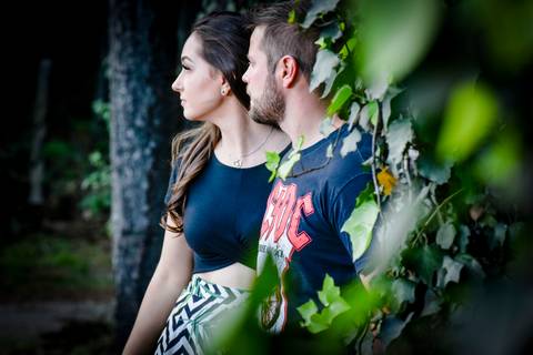 Ensaio Pré Wedding em campos de trigo na cidade de Campo Largo - PR'