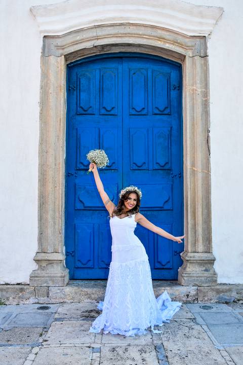 Ensaio da Noiva no Dia do seu Casamento. Paranaguá -PR'