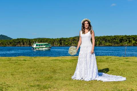 Ensaio da Noiva no Dia do seu Casamento. Paranaguá -PR'