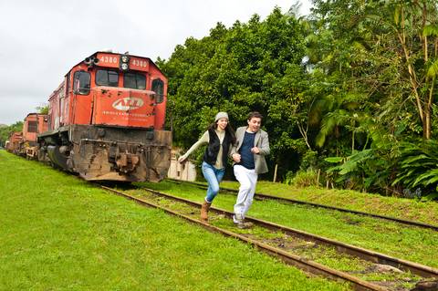 Ensaio Pré Wedding na Estação Ferroviária de Morretes'