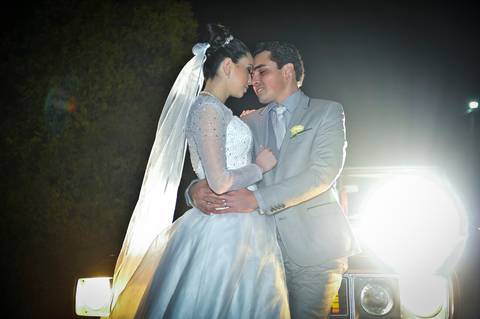 Ensaio do casal no Dia do Casamento. 
Sítio do Caqui'