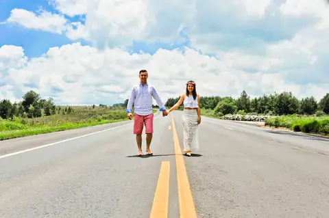 Ensaio Pré Wedding em Recanto dos Papagaios - Palmeira -PR'