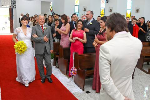 Casamento  na Paróquia Sagrada Família - Curitiba -PR'