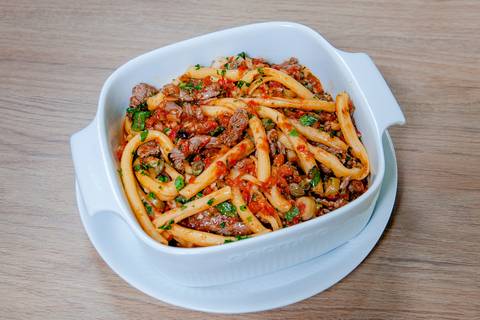 Fotografia de Gastronomia Massas Mignon Camarão'