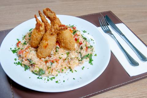 Fotografia de Gastronomia Massas Mignon Camarão'