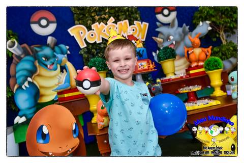 Fotografias de Aniversário Infantil / Tema: Pokémon'