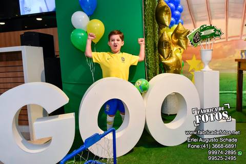 Fotografias de Aniversário Infantil / Tema: Copa do Mundo de Futebol '