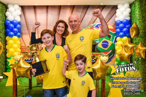 Fotografias de Aniversário Infantil / Tema: Copa do Mundo de Futebol '