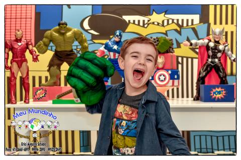 Fotografias de Aniversário Infantil / Tema: Os Vingadores'