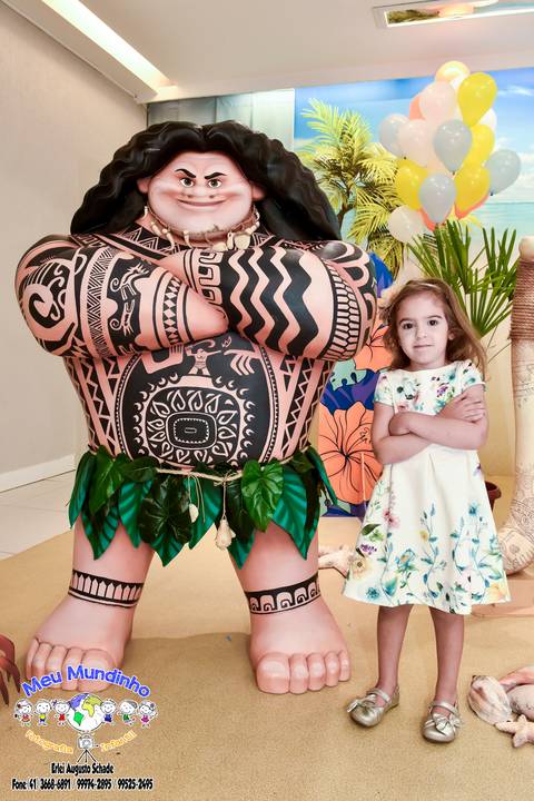 Fotografias de Aniversário Infantil / Tema: Moana / Maui'