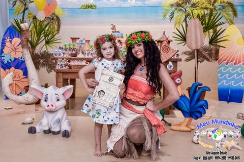 Fotografias de Aniversário Infantil / Tema: Moana '