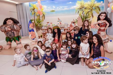 Fotografias de Aniversário Infantil / Tema: Moana '