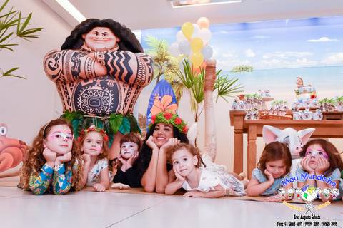 Fotografias de Aniversário Infantil / Tema: Moana / Maui'