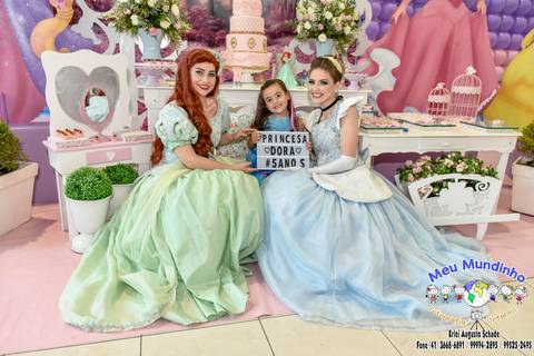 Fotografias de Aniversário Infantil / Tema: Princesas Disney'