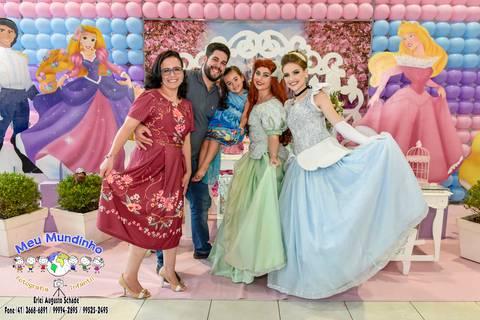 Fotografias de Aniversário Infantil / Tema: Princesas Disney'