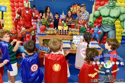 Fotografias de Aniversário Infantil / Tema: Os Vingadores'
