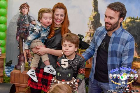 Fotografias de Aniversário Infantil / Tema: Como Treinar o Seu Dragão'