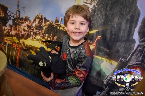 Fotografias de Aniversário Infantil / Tema: Como Treinar o Seu Dragão / Banguela'