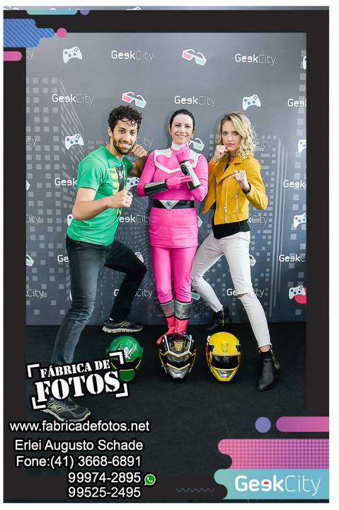Fotos instantâneas para eventos / Geek City / Power Rangers / Curitiba -PR'