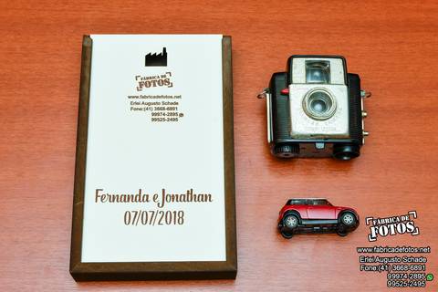 Material para entrega de serviços fotográficos'