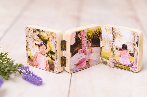 Porta Retrato Sanfonado 6 fotos 10x10'