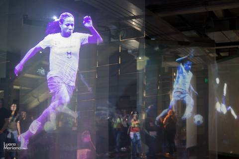 museu do futebol pacaembu click a pe fotografia'