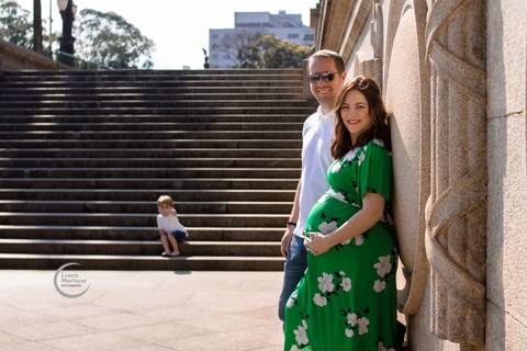 ensaio gestante externo museu do ipiranga fotografa de familia sp irmão'