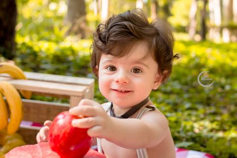 ensaio smash the fruit 1 ano bebe fotografia externa tatuape sp'