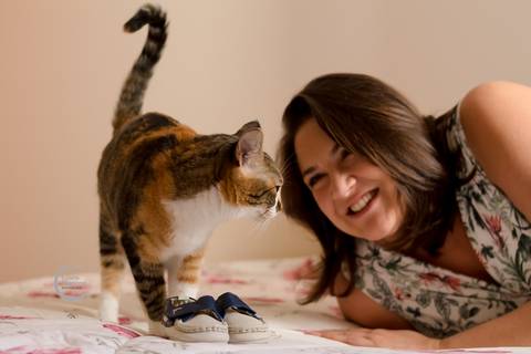 ensaio gestante lifestyle tatuape analia franco sp fotografia a domicilio fotografa de familia pet gato'