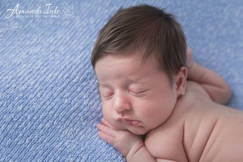 Dobrinhas na sessão newborn'