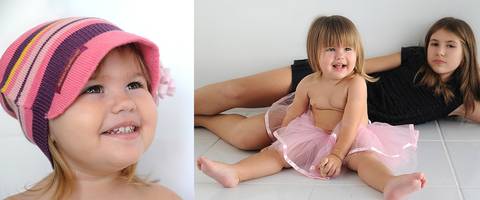 menina com saia de bailarina.'