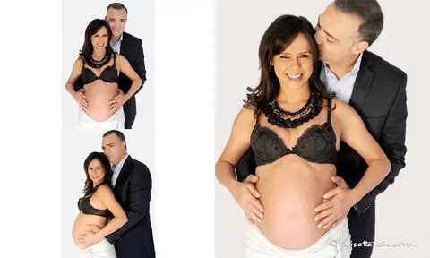 Fotografias de casal, mulher grávida.'