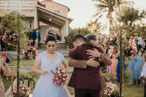 making of da noiva, making of do noivo, kasa falésia, casamento de dia, casamento na praia, Dafly makeup casamento ao ar livre, casamento no campo,'