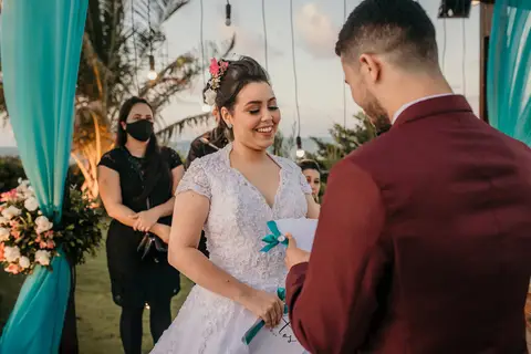 making of da noiva, making of do noivo, kasa falésia, casamento de dia, casamento na praia, Dafly makeup casamento ao ar livre, casamento no campo, casamento emocionante, '