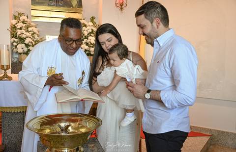 Batizado no Cristo Redentor no Rio de Janeiro - Rio de janeiro - cristo redentor - batizado - batizado religioso - fotografia de batizado - fotografa de batizado - turista - carioca - batizado de bebê'