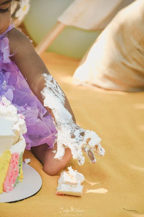 Ensaio de Acompanhamento de bebê. Evelyn Moura Fotografia. Fotógrafa em Niterói, Rio de Janeiro. Newborn. Festa infantil - Smash the cake - Smash the fruit - bebê - ensaio de 1 ano - viral - tema margarida - tema floresta encantada'